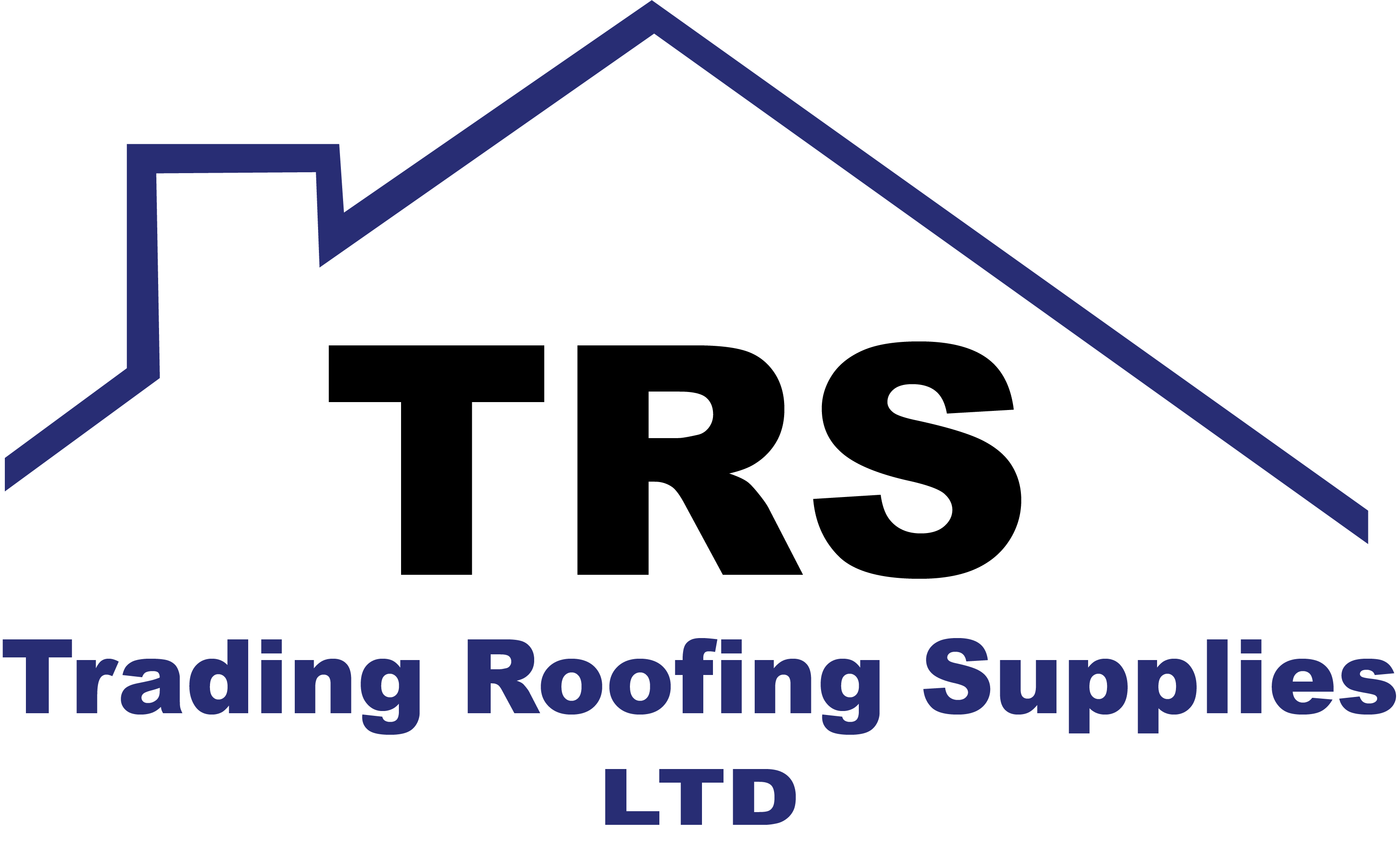 Trading Roofing Supplies | Materials: Trade and Public | Logo