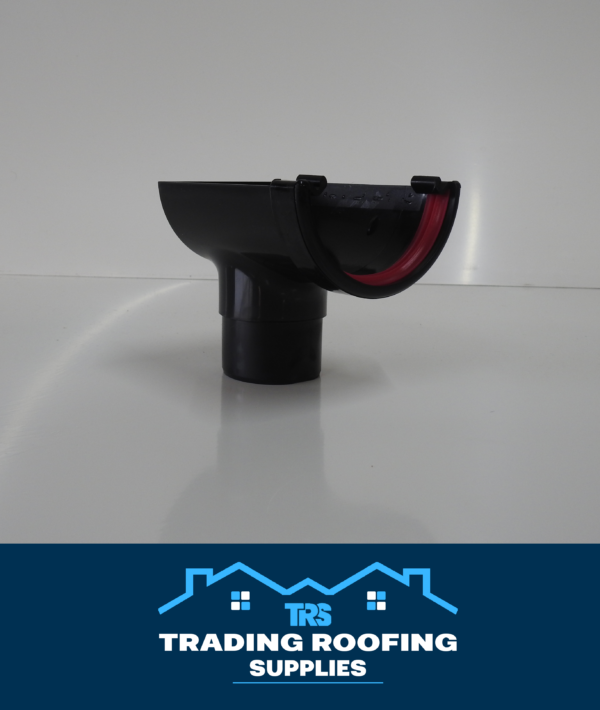 Gutter System Stopend Outlet - Round Profile - Image 2