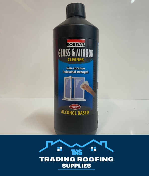 Soudal Glass & Mirror Cleaner - 1L - Non-Abrasive - Alcohol Based