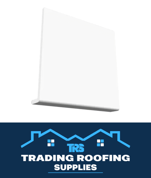 Freefoam Fascia White Capping 1/4 Box-End Board