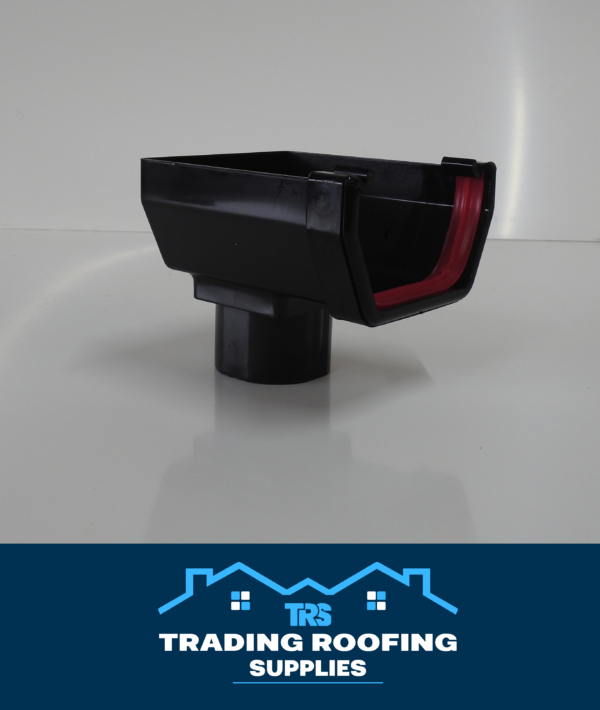 Gutter System Stopend Outlet - Square Profile