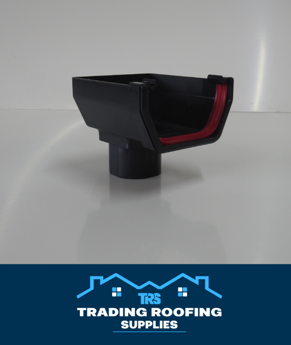 Gutter System Stopend Outlet - Square Profile - Image 2