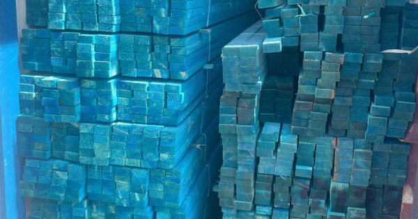 25x50 BS5534 Treated Roofing Batten - Blue